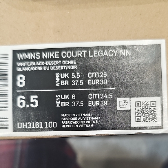 Nike White and Brown Sneakers Classic Design - Picture 6 of 6